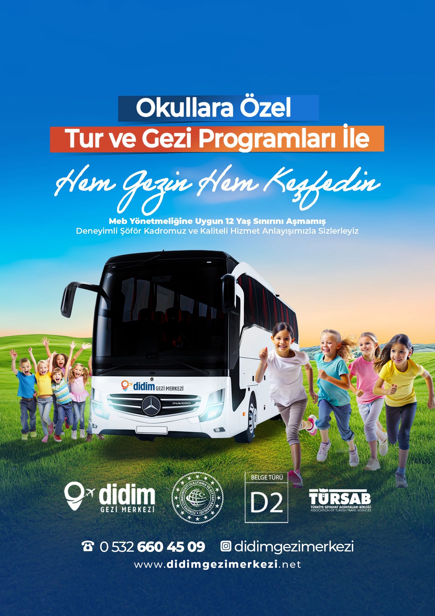 MEB Yönetmeliğine Uygun Didim Çıkışlı Okul Gezileri