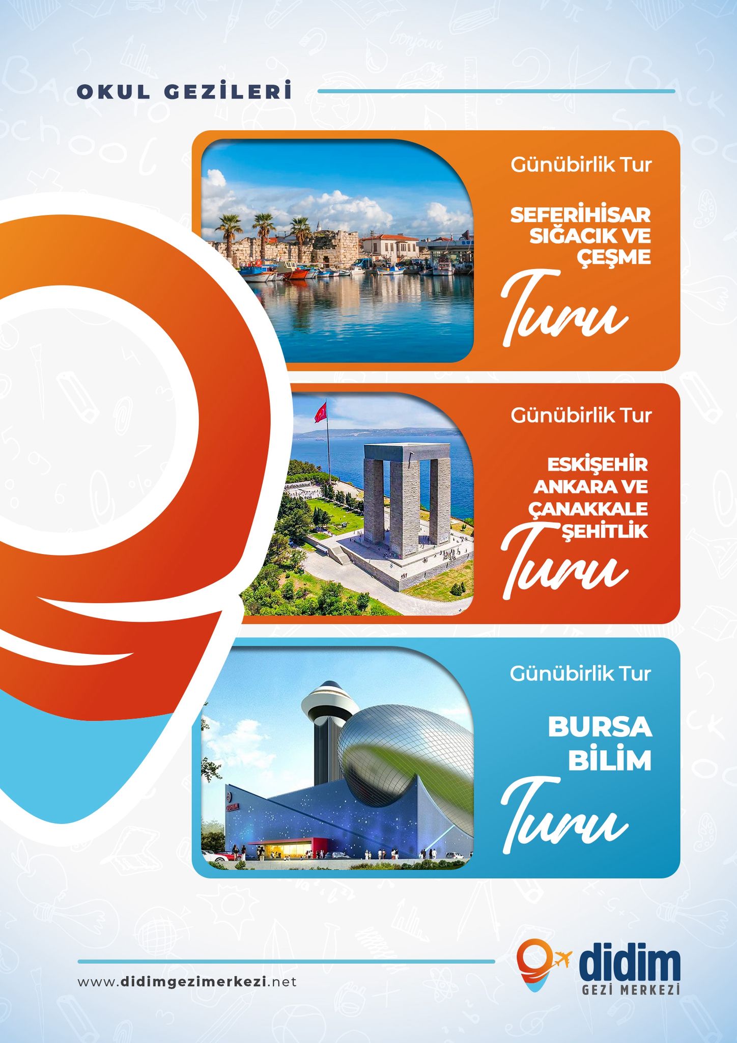 MEB Yönetmeliğine Uygun Didim Çıkışlı Okul Gezileri