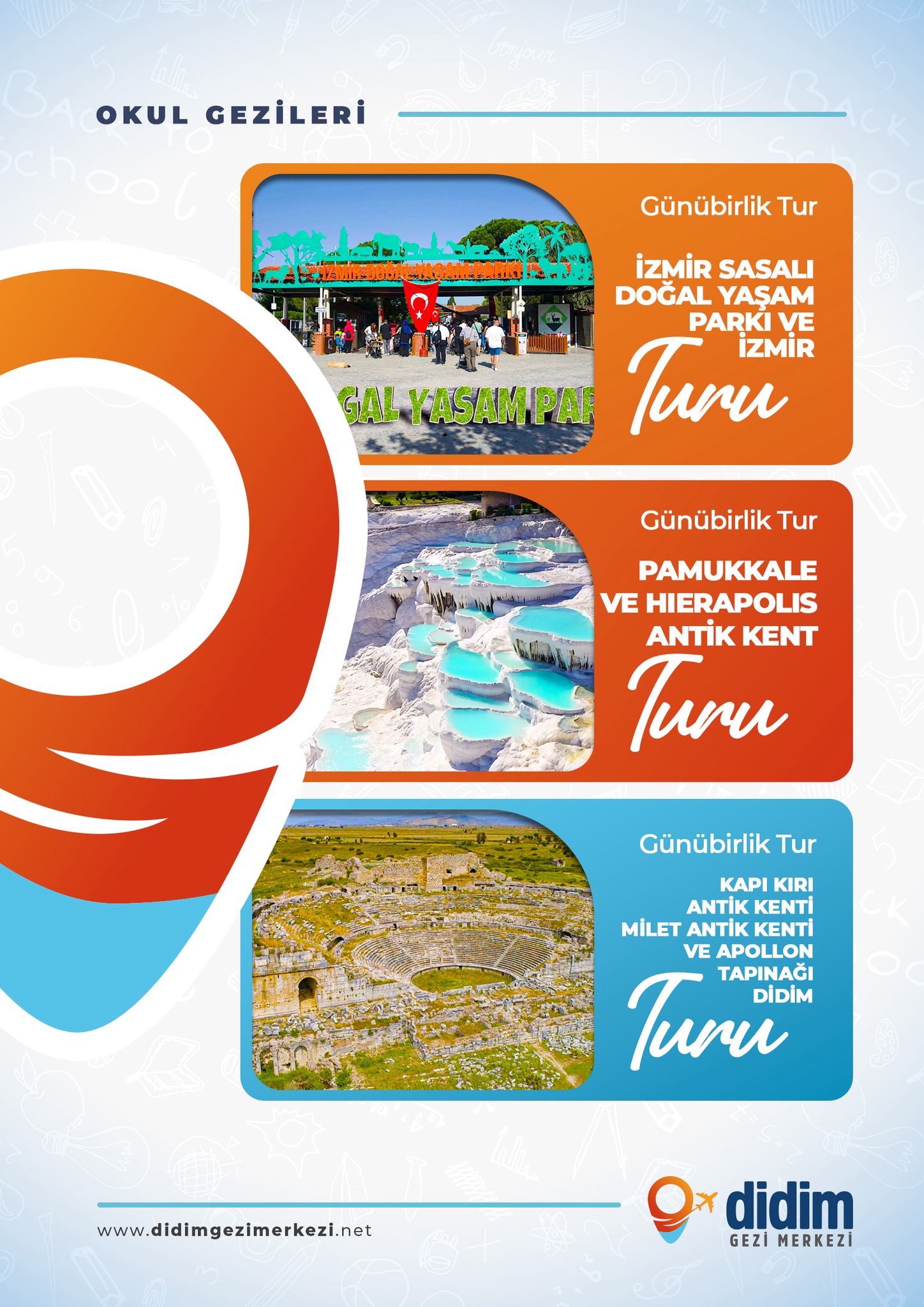 MEB Yönetmeliğine Uygun Didim Çıkışlı Okul Gezileri