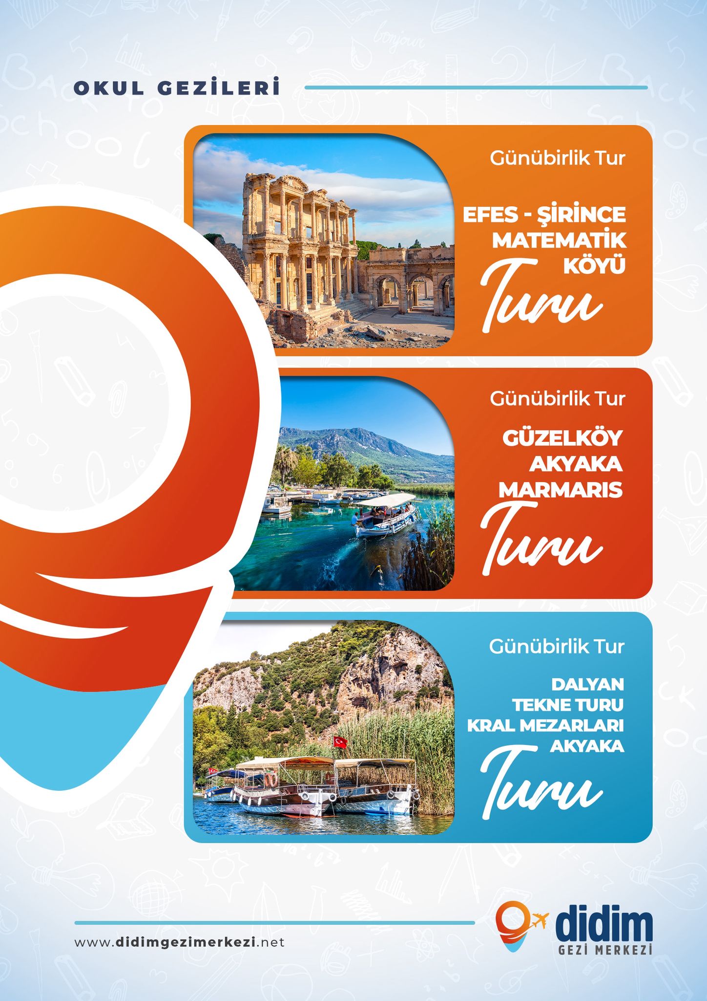 MEB Yönetmeliğine Uygun Didim Çıkışlı Okul Gezileri