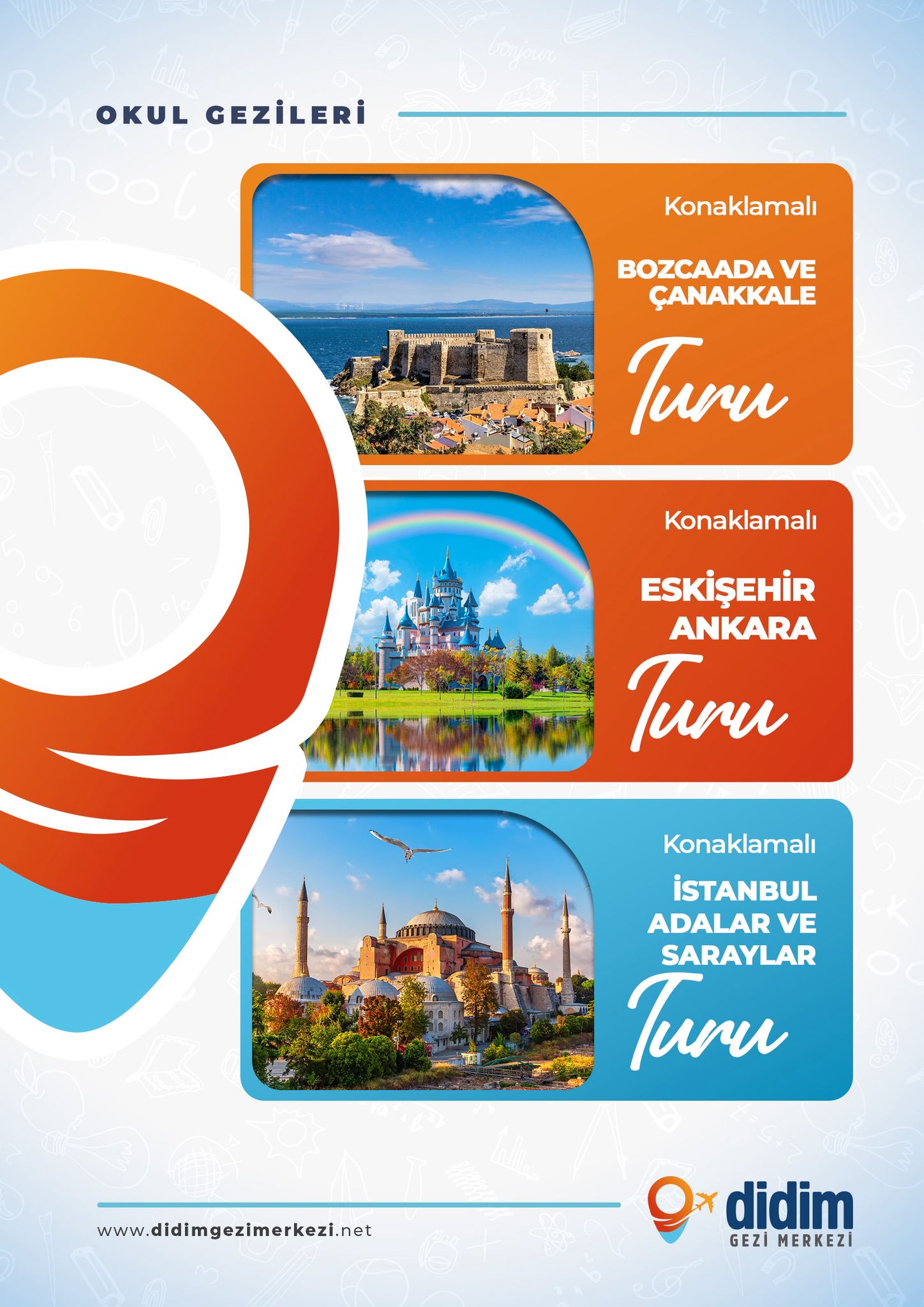 MEB Yönetmeliğine Uygun Didim Çıkışlı Okul Gezileri