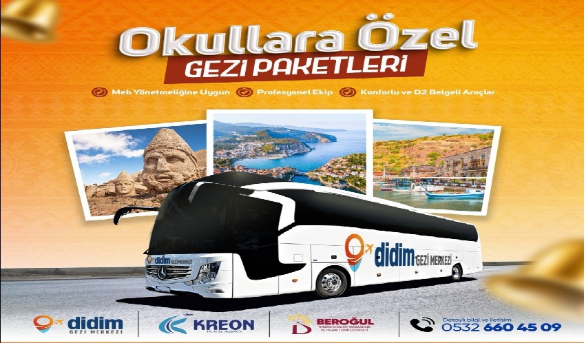 MEB Yönetmeliğine Uygun Didim Çıkışlı Okul Gezileri